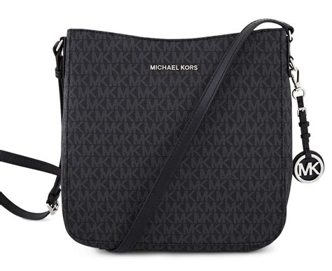 michael kors jet set travel large messenger black|mk jet set travel bag.